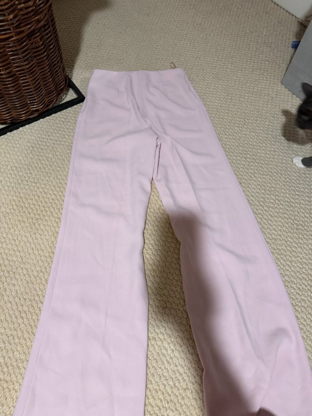 Pink Zara work pants